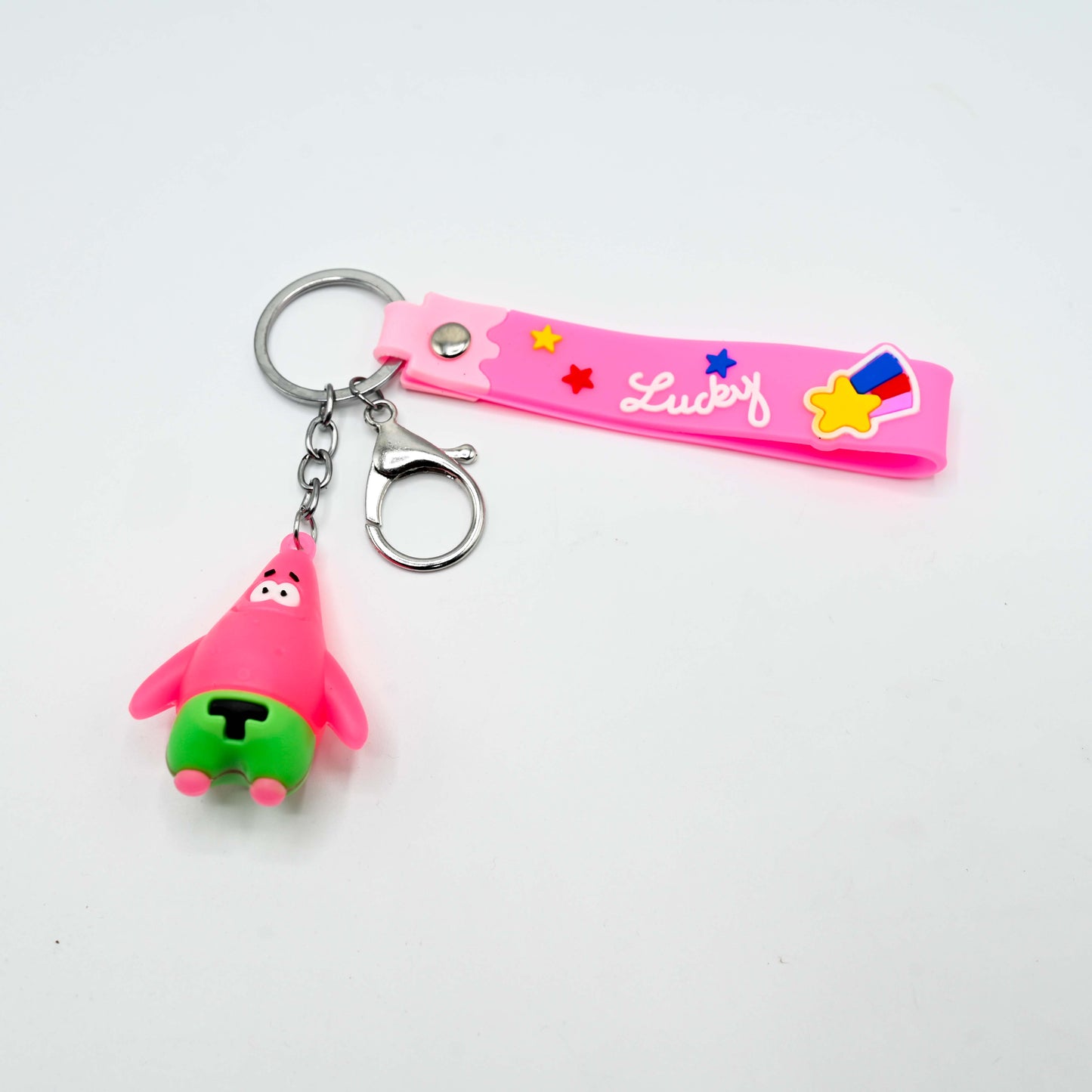 Cute Cartoon Keychain with Rubber Strap (JB-01)