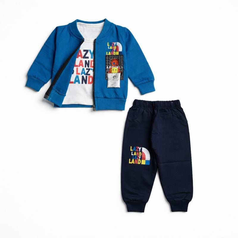 Boys Full Sleeve 3 Piece Suit (JB-1835)