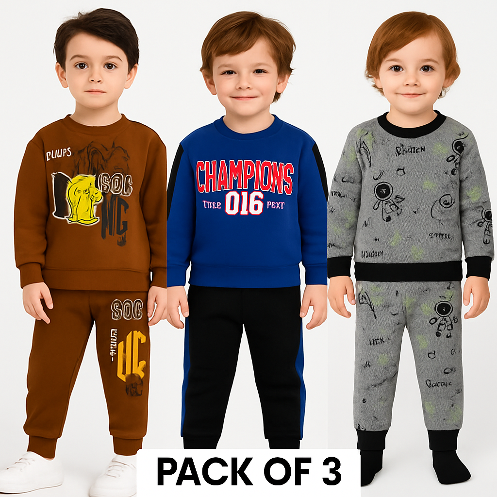 Pack Of 3 Boys Winter Suit (Jb-02)