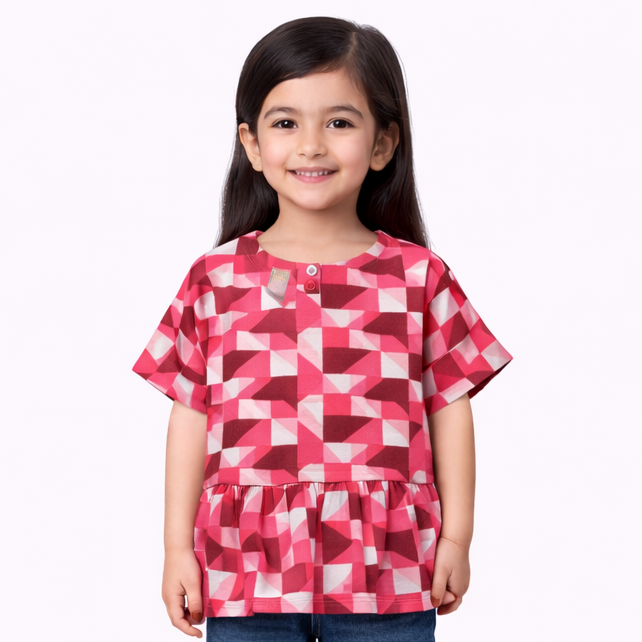 Girls Drop Sholder Top ( JB-EG118)