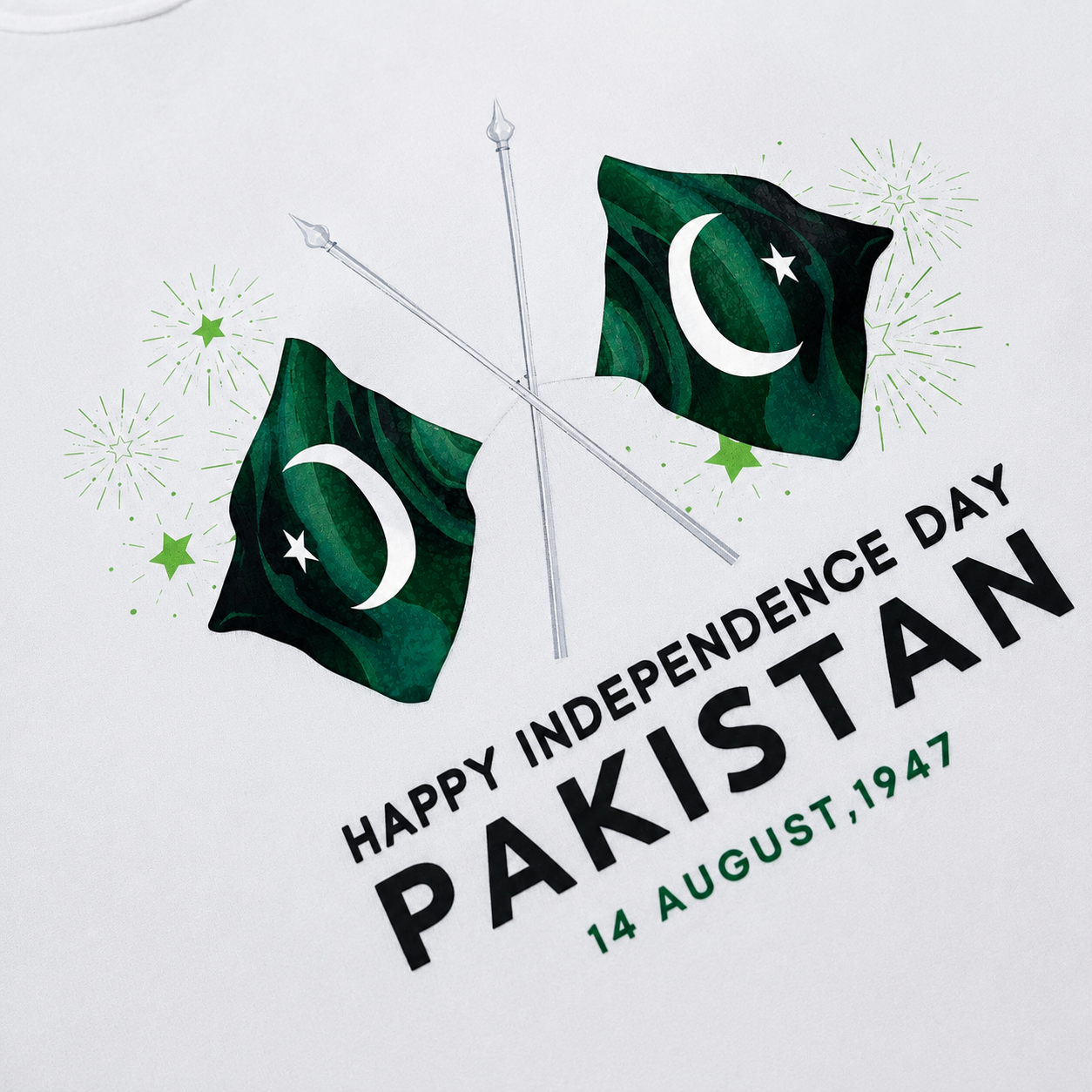 Happy Independence Day Pakistan Kids T-Shirt – 14 August Celebration Wear