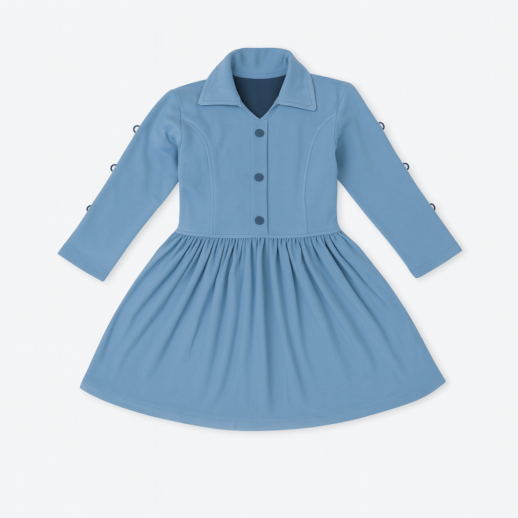 Girls Full Sleeve long Frock (JB-1014)