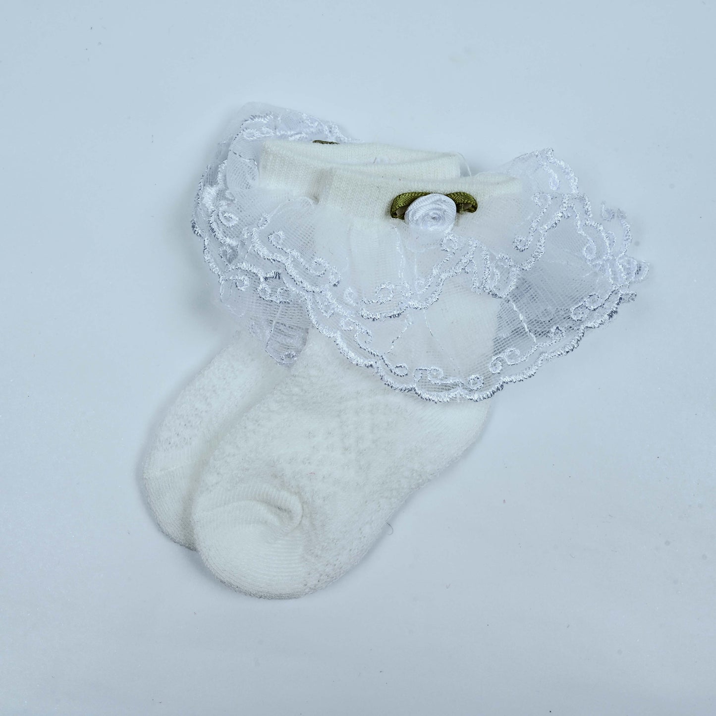 Ruffled Baby Booties (Socks) (006)
