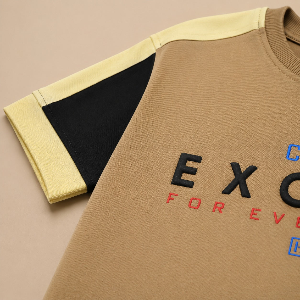China Important Fabric Casual Excuse Graphic Crew-Neck T-Shirt (EB 350)