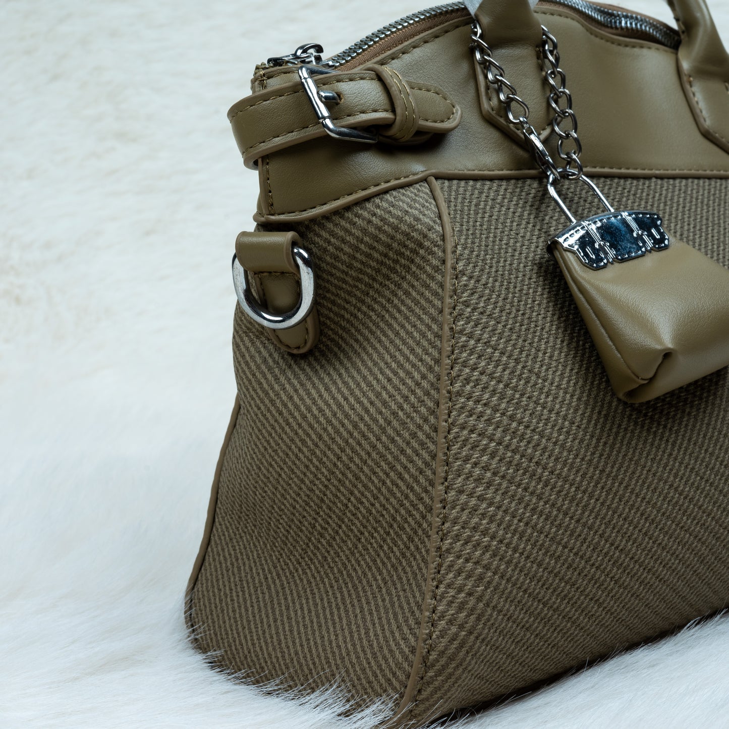 Women Shoulder Bag (Dark Green)
