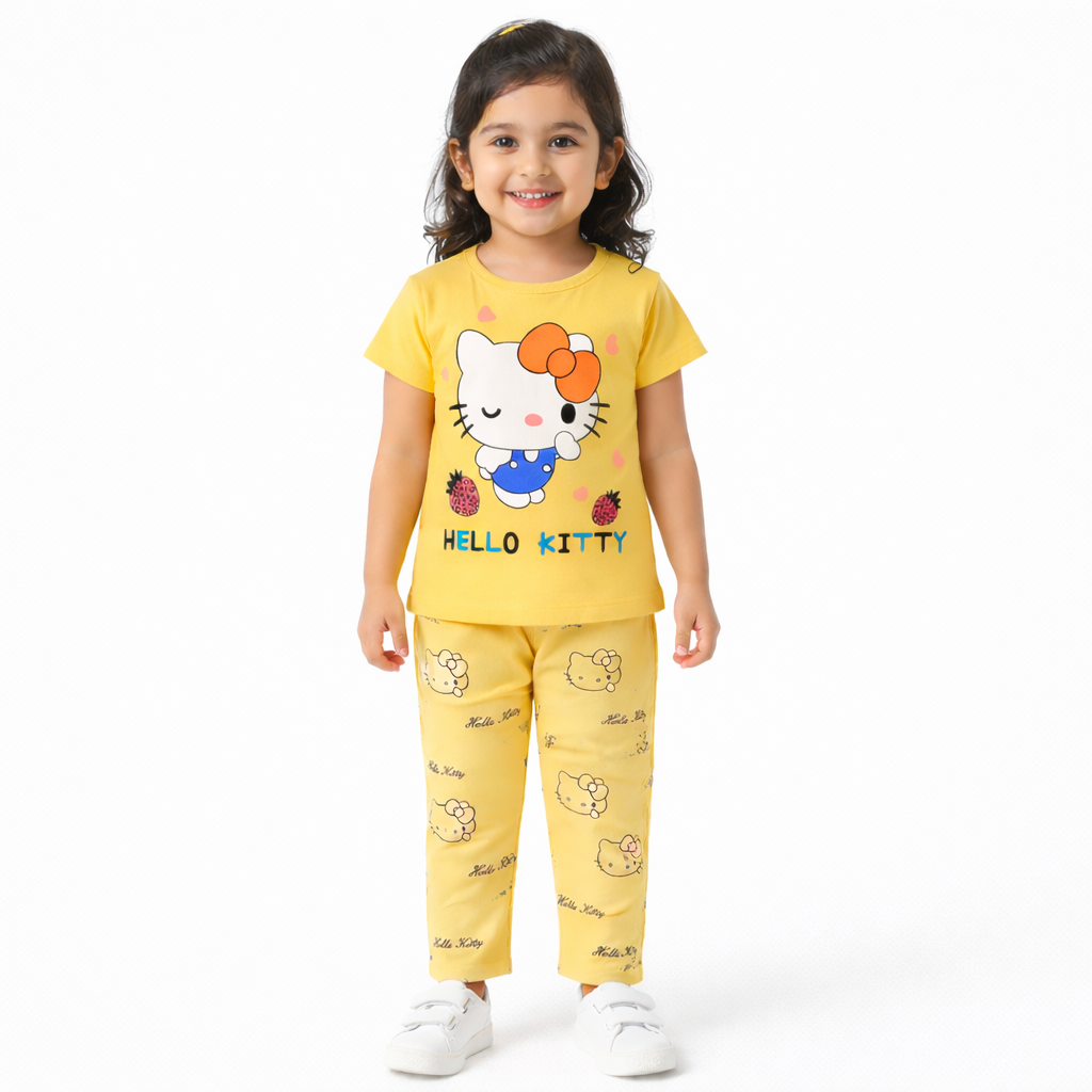 Girls Half Sleeve Suit (5120)