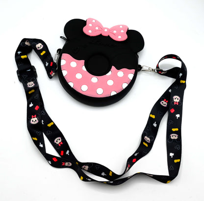Cute Cartoon Silicone Sling Bag for Kids & Girls (JB-03)