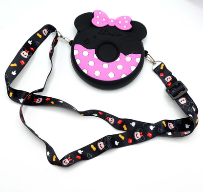 Cute Cartoon Silicone Sling Bag for Kids & Girls (JB-03)