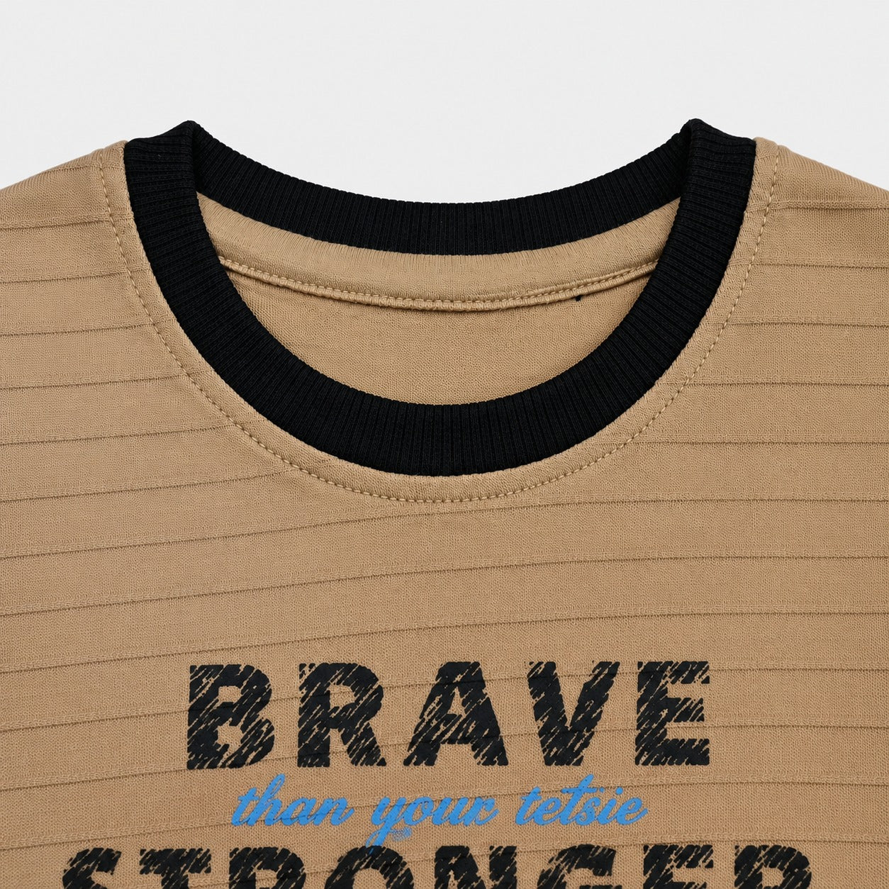 Kids' "Brave Stronger Smart" Gradient Graphic T-Shirt (China Imported)