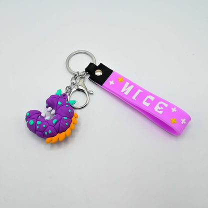 Cute Cartoon Keychain with Rubber Strap (JB-02)