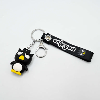Cute Cartoon Keychain with Rubber Strap (JB-02)