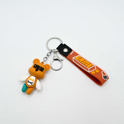 Cute Cartoon Keychain with Rubber Strap (JB-02)
