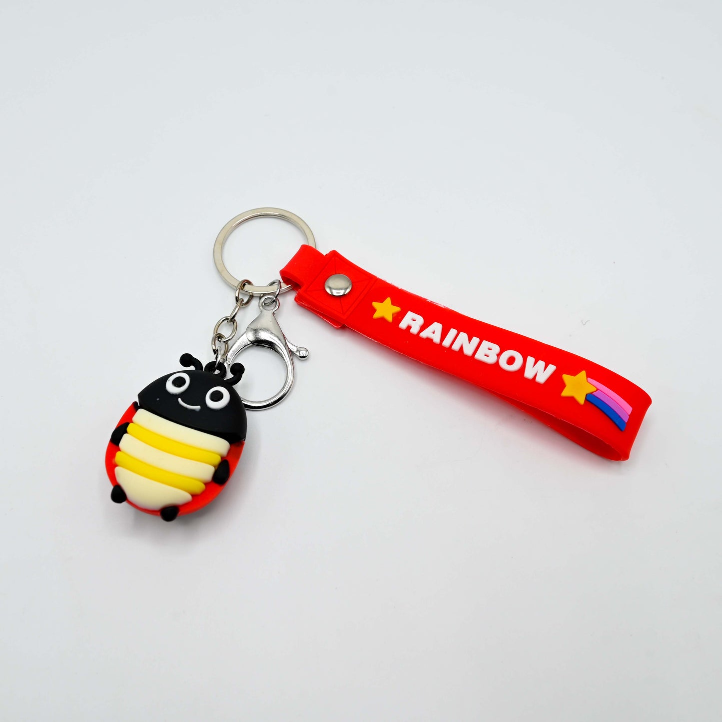 Cute Cartoon Keychain with Rubber Strap (JB-02)
