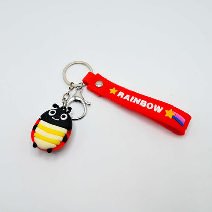 Cute Cartoon Keychain with Rubber Strap (JB-02)