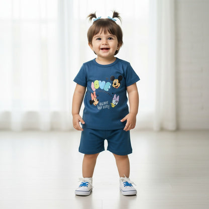 Baby Girls T-Shirt & Shorts Set – Fun Friends