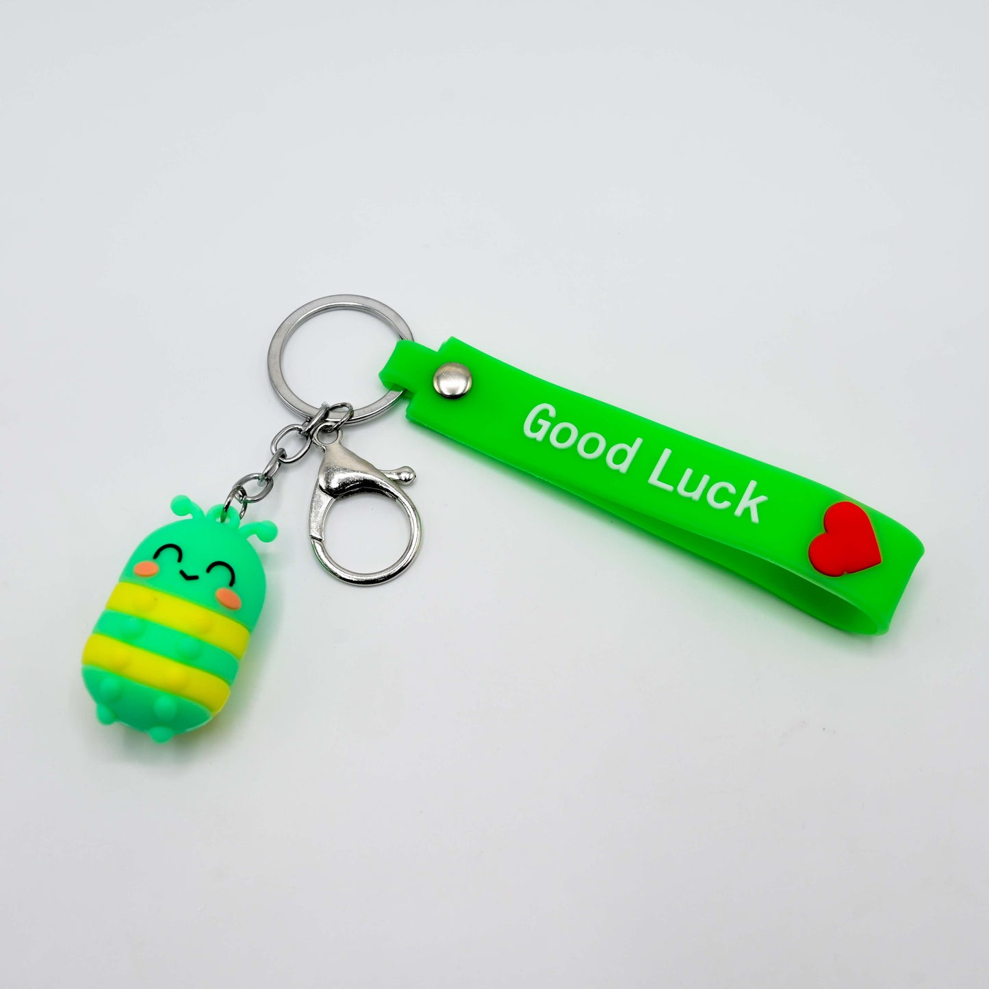 Cute Cartoon Keychain with Rubber Strap (JB-01)