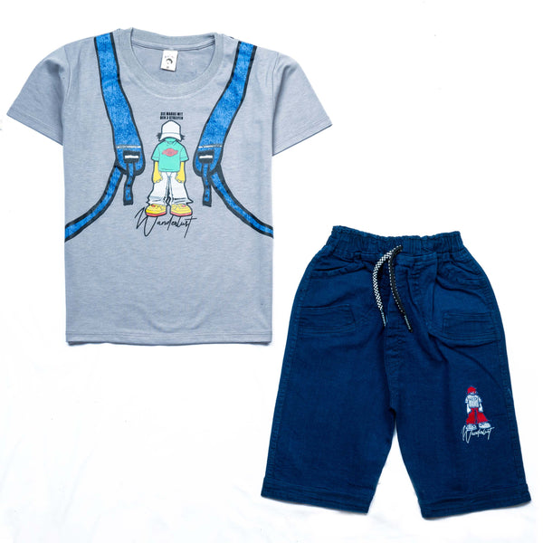 Boys Half Sleeves 2 Piece Suit (1891/2)