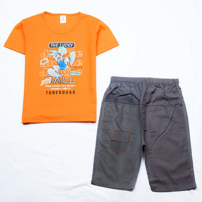Boys Half Sleeves 2 Piece Suit | Fun & Comfortable Summer Wear