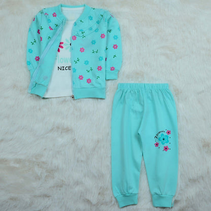 Girls Full Sleeve Suit 3 - pcs (5189)