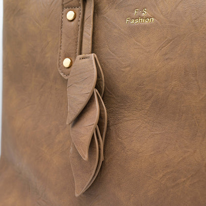 Elegant Light Brown Women’s Handbag