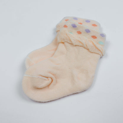 Pack of 3 Polka Dot Infant Socks (008)