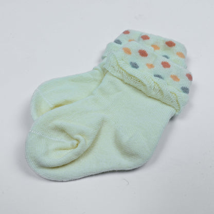 Pack of 3 Polka Dot Infant Socks (008)