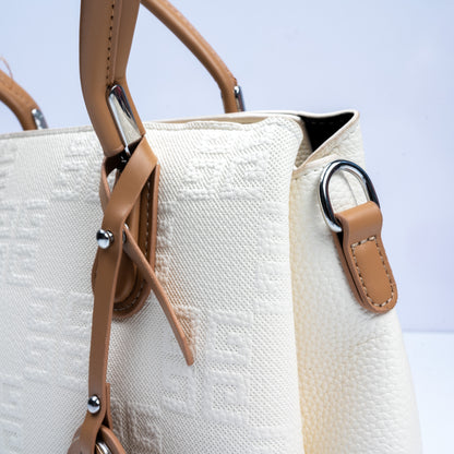 Stylish Leather Bags For Women (White)