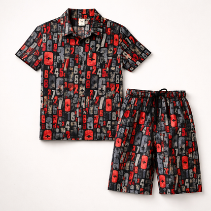 Boys Half Sleeve Suit (JB-2147)