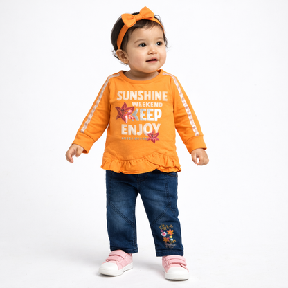 Infant Girl Full Sleeve Suit (JB 5064)