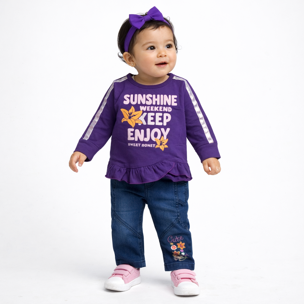 Infant Girl Full Sleeve Suit (JB 5064)