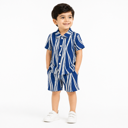 Royal Blue Summer Co-ord Set