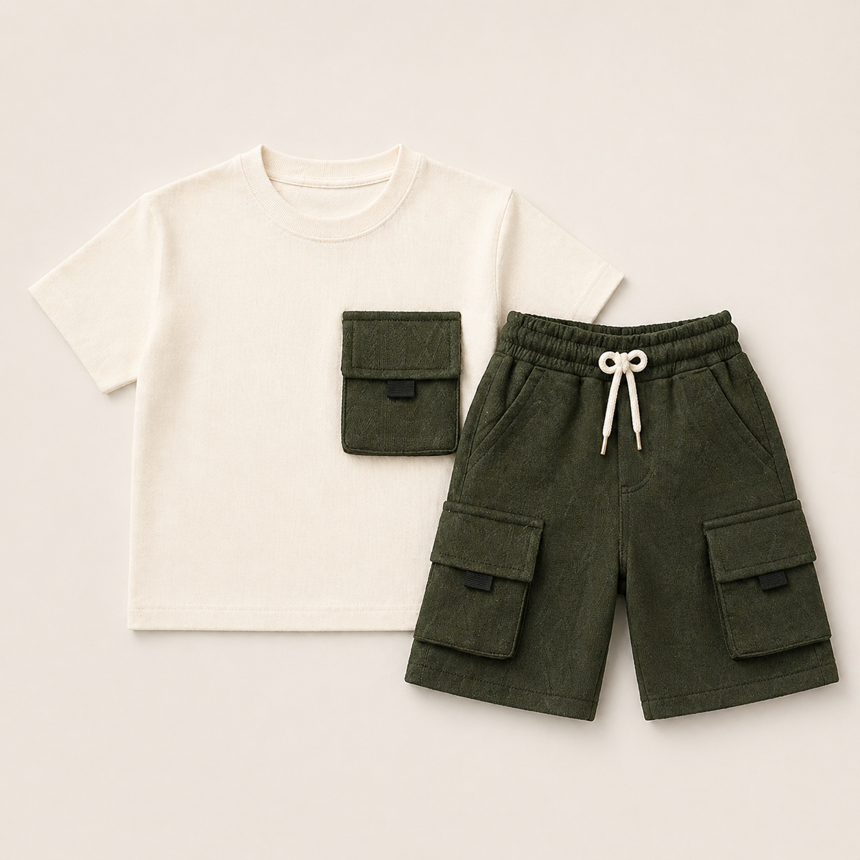 Boys Utility Cargo Co-Ord Set