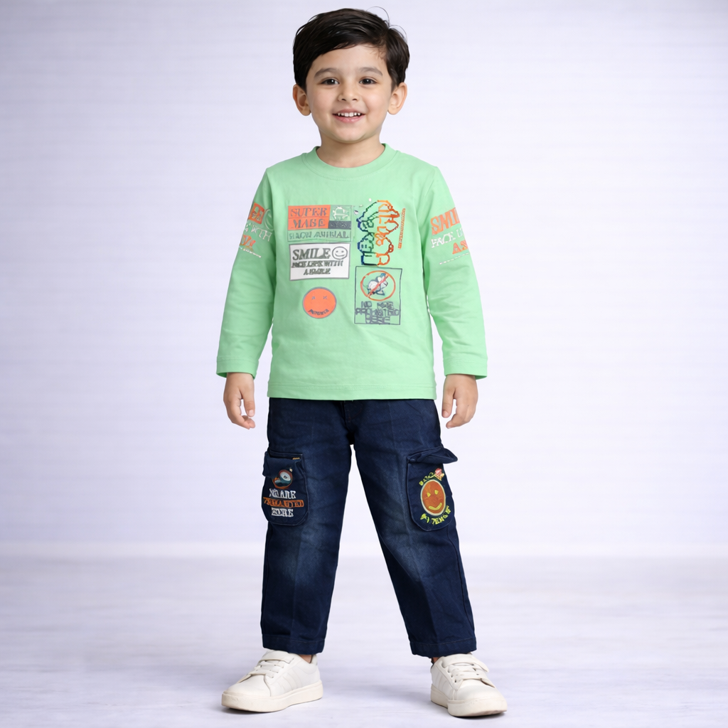 Boys Full Sleeve Suit (1868)