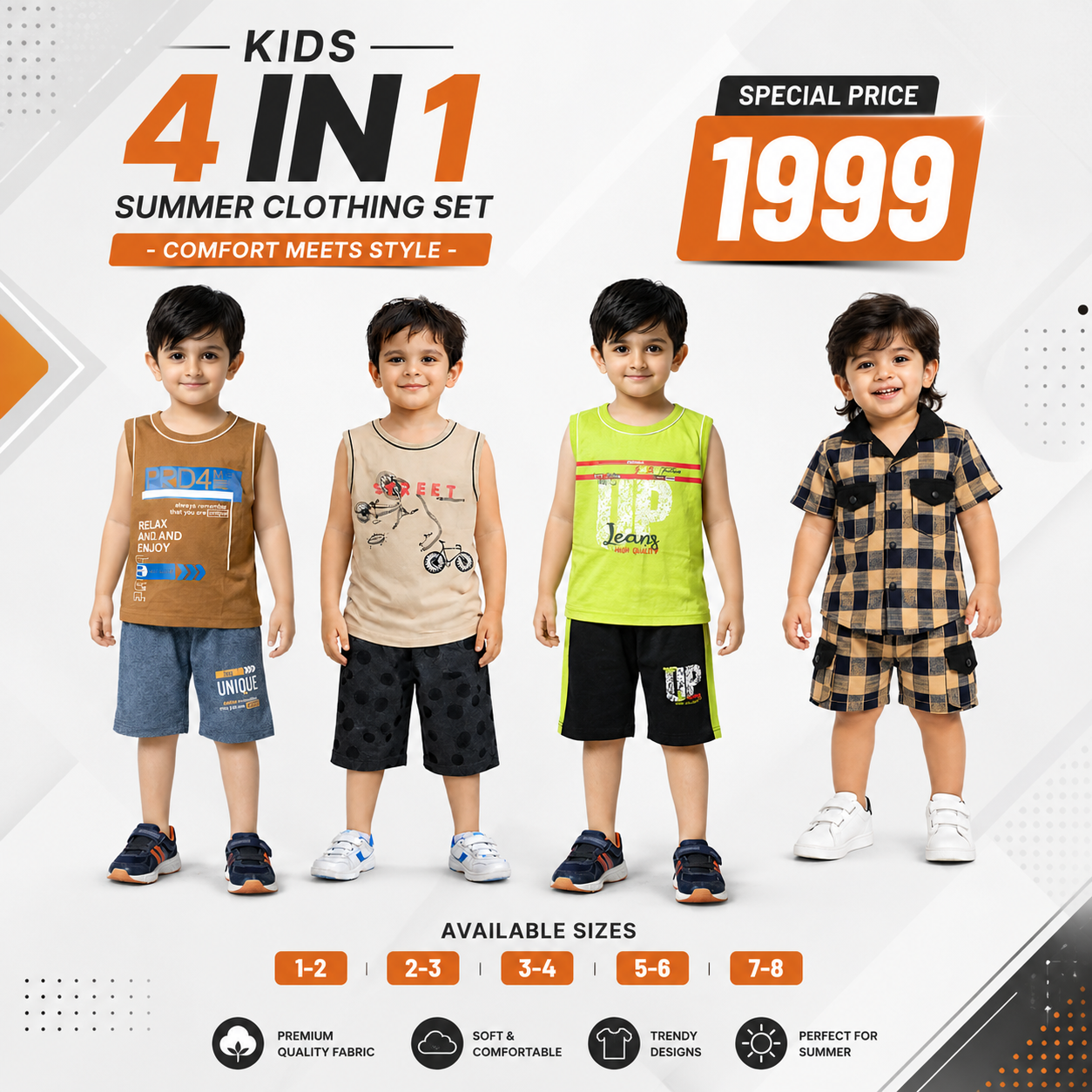 Stylish Kids Summer Combo Pack