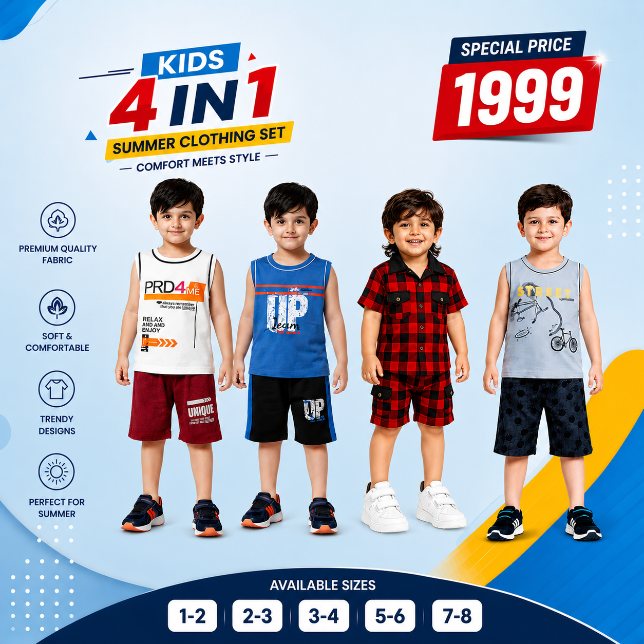 Premium Kids Casual Wear Set 01