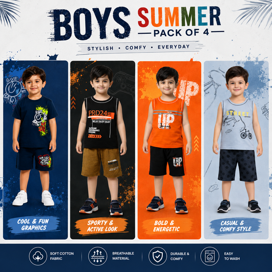 TRENDY BOYS PACK OF 4