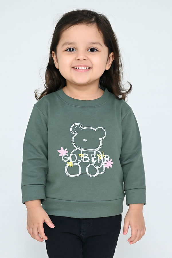 Girls Full Sleeve Sweatshirt JB-0002