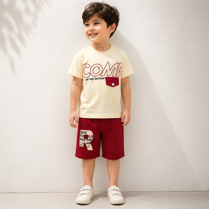 Boys Half Sleeve Suit (JB-EB2481)