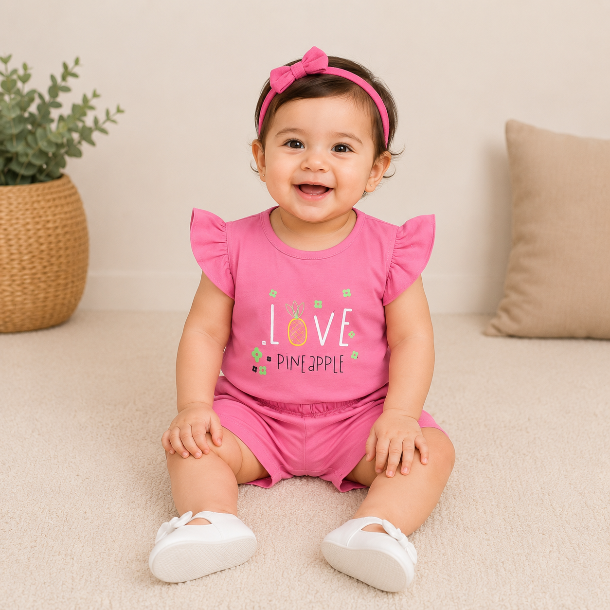 Girls Half Sleeve Jersey Suit EG-136