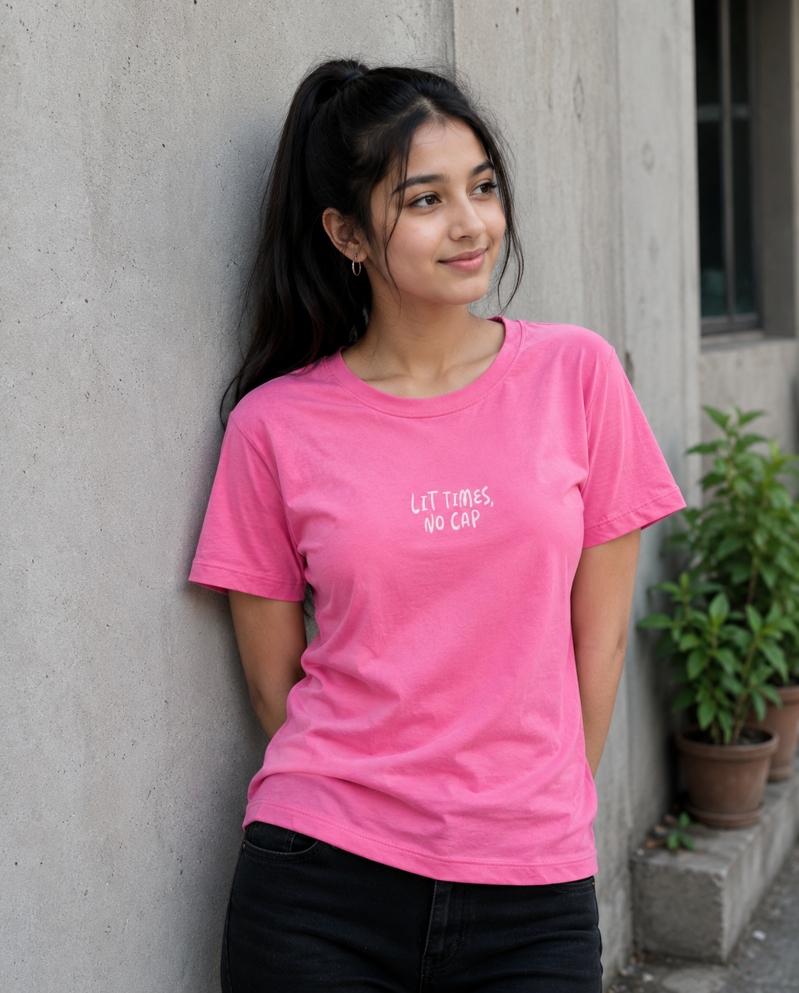 Stylish Girls Round Neck T-Shirts Pack of 4 – Everyday Wear