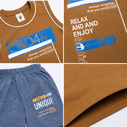 Kids Boys Summer Wear Combo Pack (4 Stylish Outfits)
