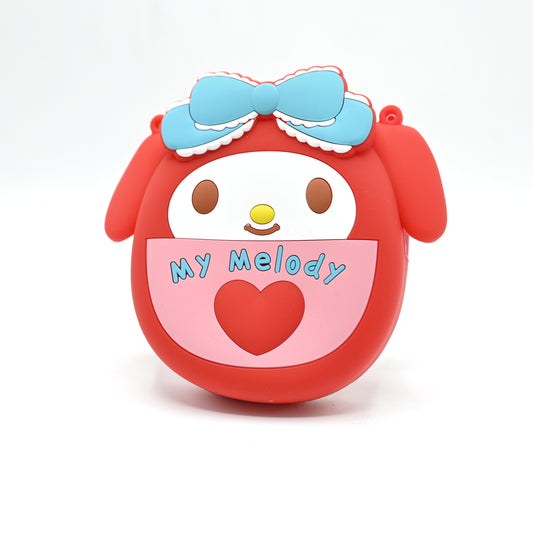 Cute My Melody Cartoon Silicone Kids Crossbody Bag (JB-09)