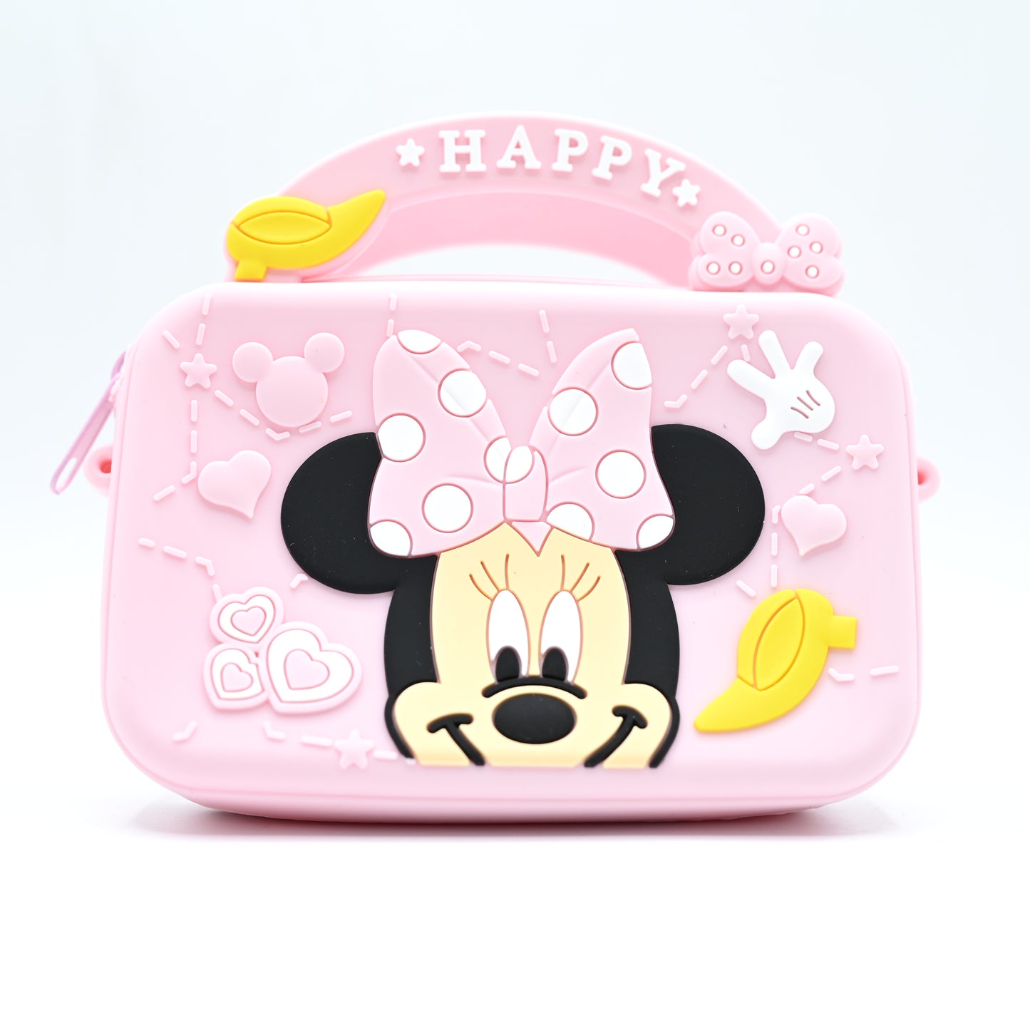 Cute Minnie Mouse Cartoon Kids Silicone Handbag (JB-08)