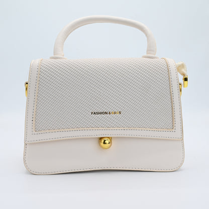 Women Shoulder Bag Fashion & Bag (White)