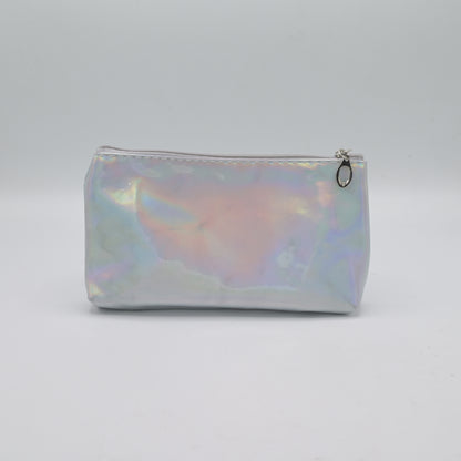 Cute Transparent Cat Pouch – Glitter Ears & Heart Design