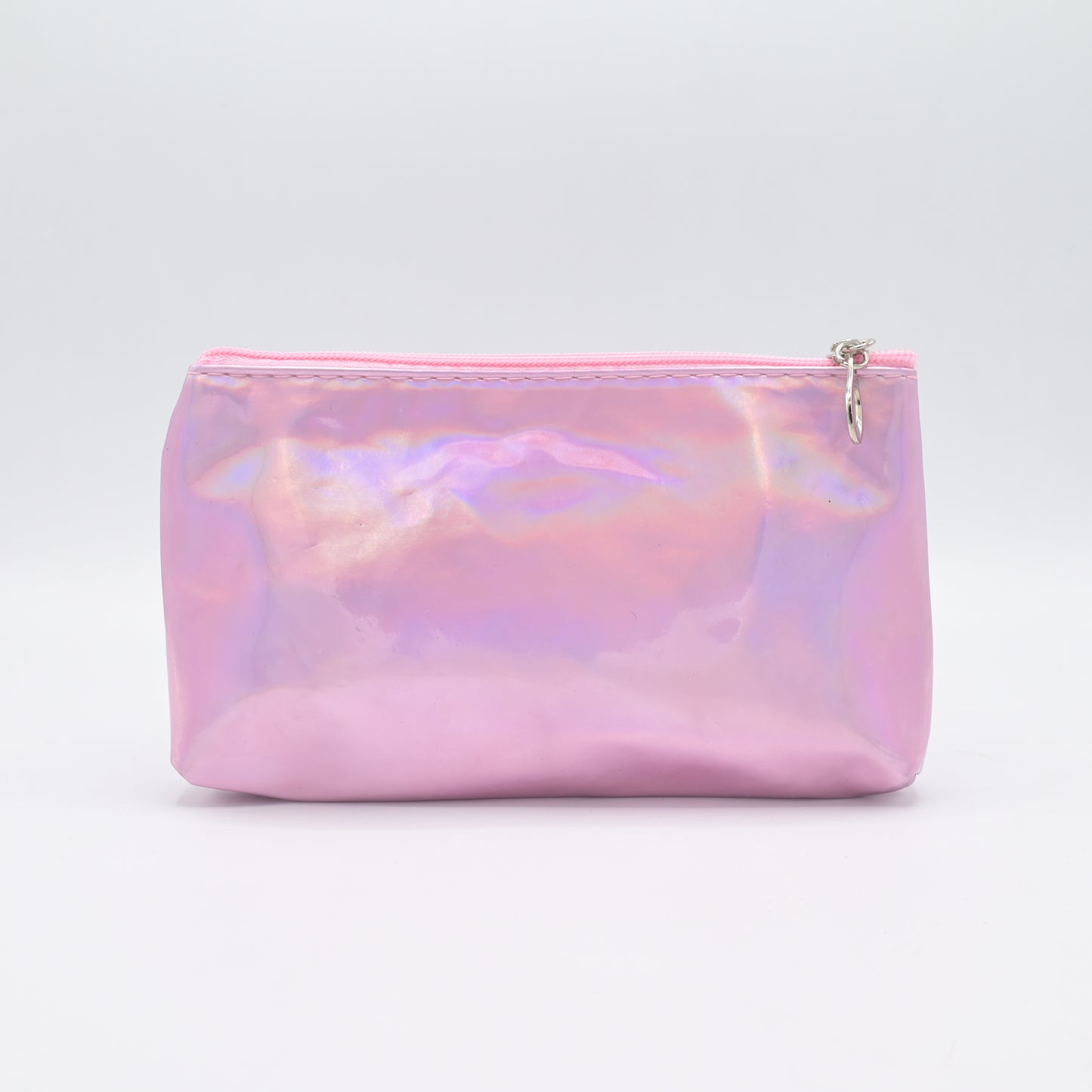 Cute Transparent Cat Pouch – Glitter Ears & Heart Design
