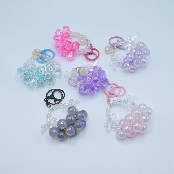 Crystal Bead Keychain