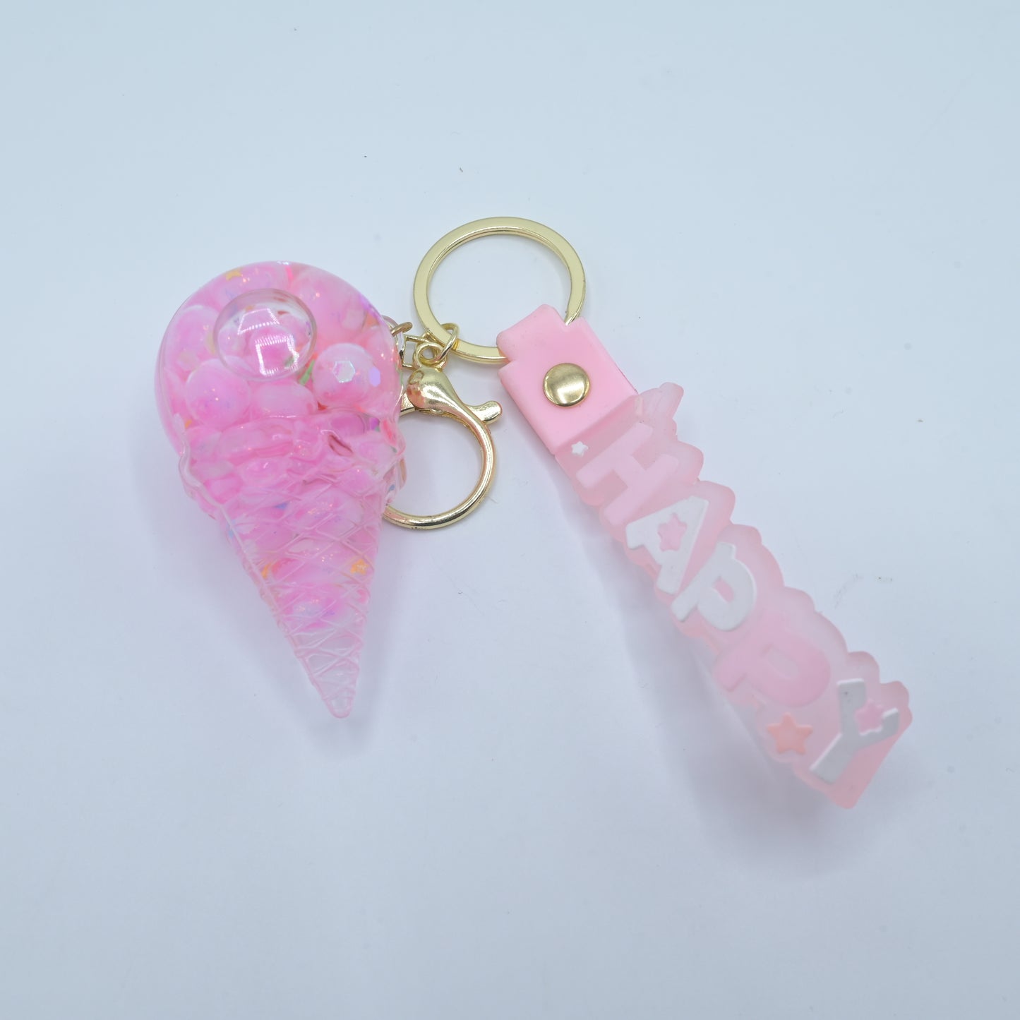 'Happy Day' Ice Cream Resin Keychain  (011)