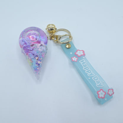 'Happy Day' Ice Cream Resin Keychain  (011)