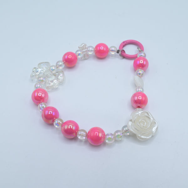 Kids Keychain Pink-White (JB-0004)